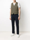 Herno quilted V-neck gilet