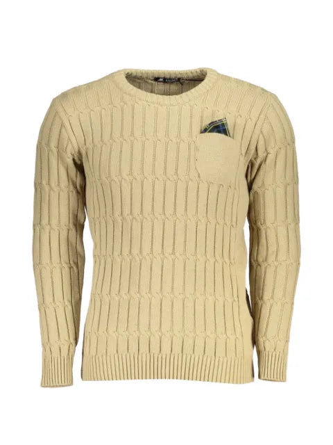 U.S. Grand cable-knit chest-pocket sweater