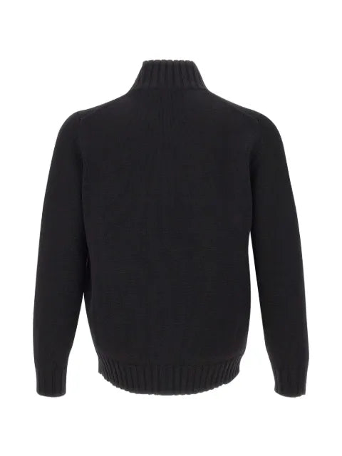 Filippo De Laurentiis zip-up merino-wool cardigan