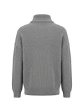 Diana Studio half-zip ribbed-knit sweater