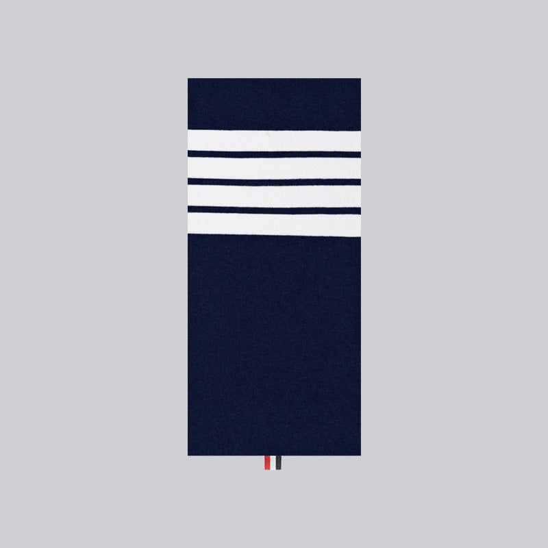 Solid color couple scarf